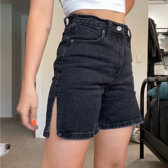 Abercrombie black dad shorts - Picture 3 of 4